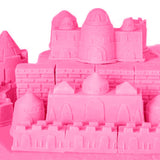 Arena mágica kinética moldeable elástica 1000g, color rosa