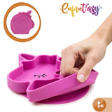 Plato en Silicona Unicornio