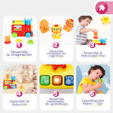 Tren Infantil con Engranaje, Luces y Sonido