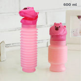 Orinal botella plegable, color rosa