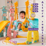 Mini Parque 3 en 1 Columpio + Rodadero