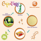 Set Vajilla en Bambú
