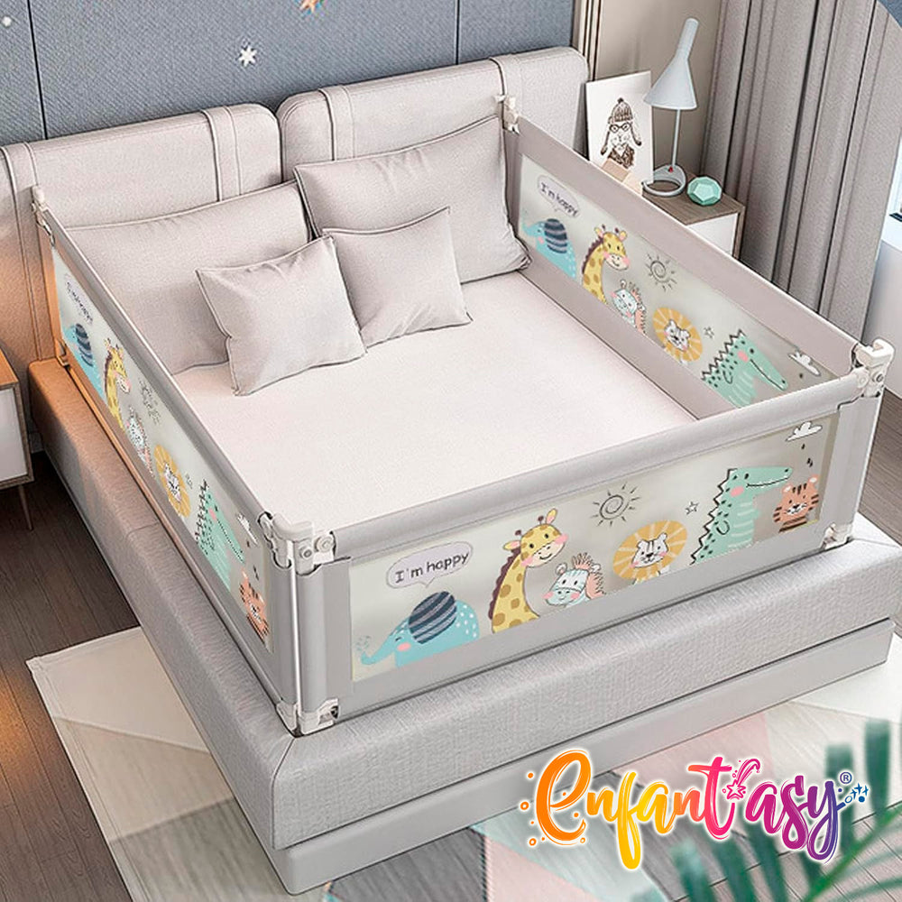 Baranda de cama para bebé de diseño resistente y fácil instalación