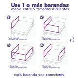 Baranda de seguridad para cama de niños, vista 3