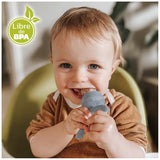 Chupo de fruta con mordedor, estuche y 3 boquillas