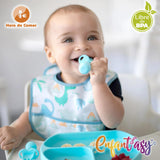 Tenedor y cuchara antiahogo