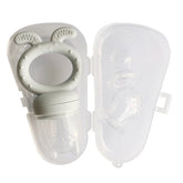 Chupo de fruta con mordedor, estuche y 3 boquillas