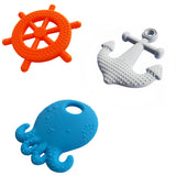 Llamadientes Mordedor Rasca Encias Bebe Silicona X 3