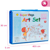 Set de arte y dibujo (208 piezas)