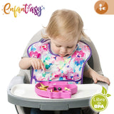 Plato en Silicona Unicornio