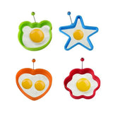 Molde Silicona Figura para Freír Huevos, Pancakes, Tortilla X4