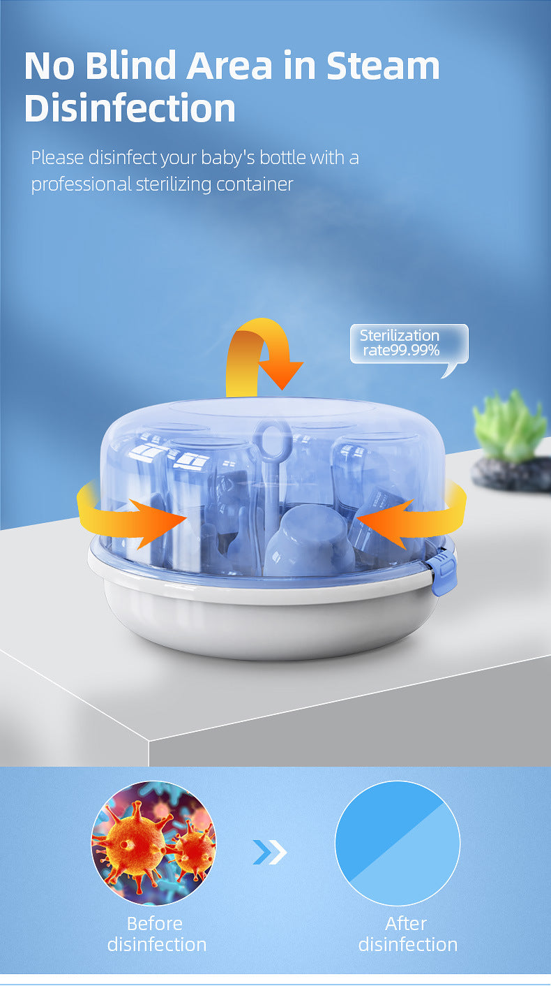 Esterilizador De Microondas A Vapor Para Teteros y Biberones