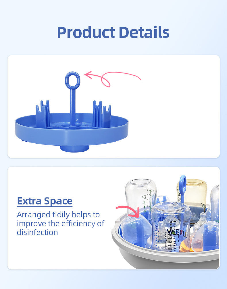 Esterilizador De Microondas A Vapor Para Teteros y Biberones
