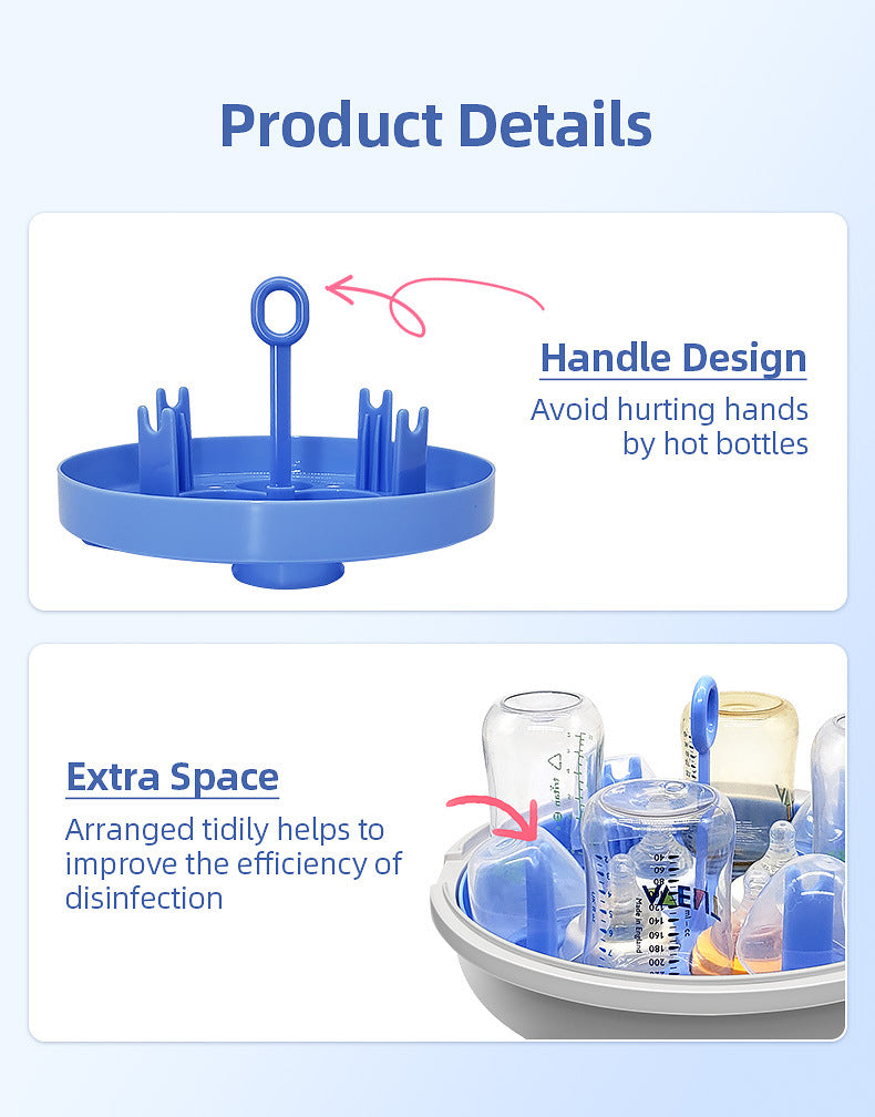 Esterilizador De Microondas A Vapor Para Teteros y Biberones