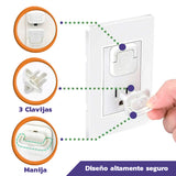 Protector seguro para toma corriente
