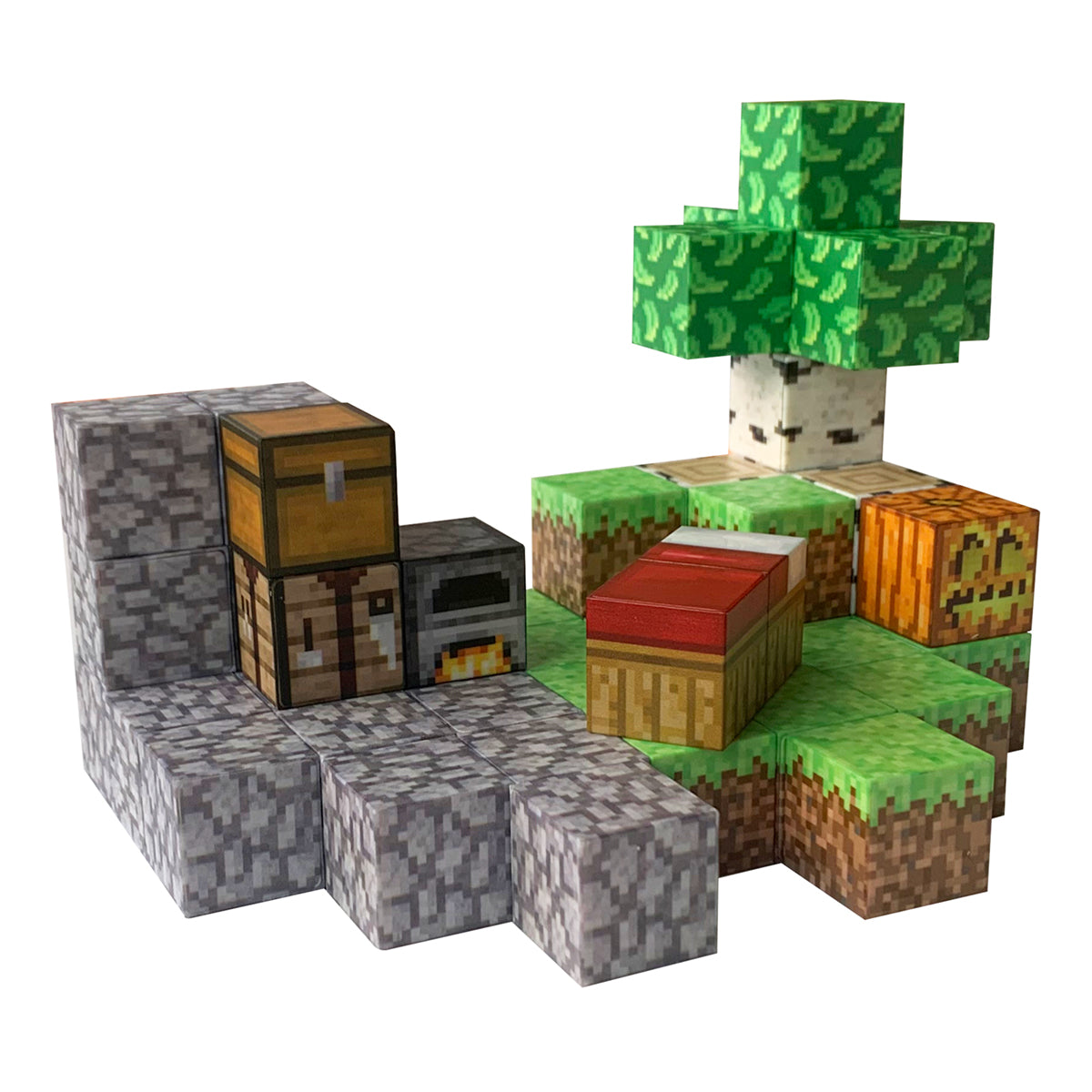 Bloques Magnéticos Estilo Minecraft para Niños