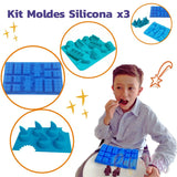 Moldes de Silicona x 3