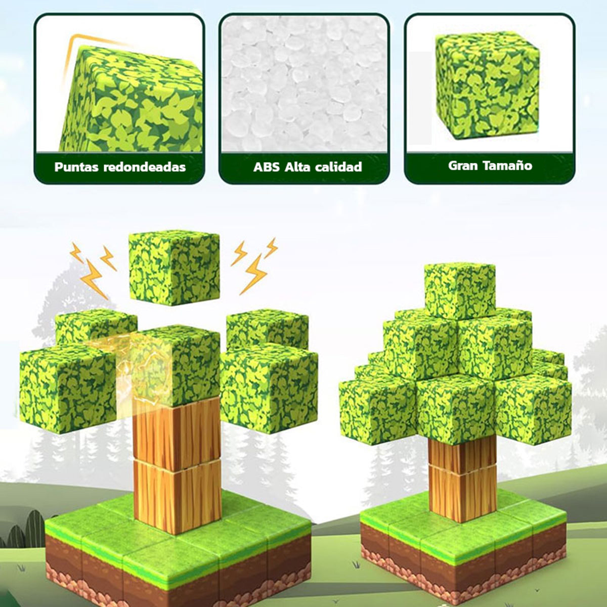 Boques Magnéticos Minecraft