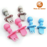 Tenedor y cuchara antiahogo