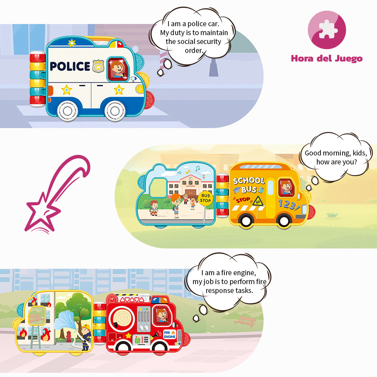 Libro Musical Infantil Voces Luces y Sonidos