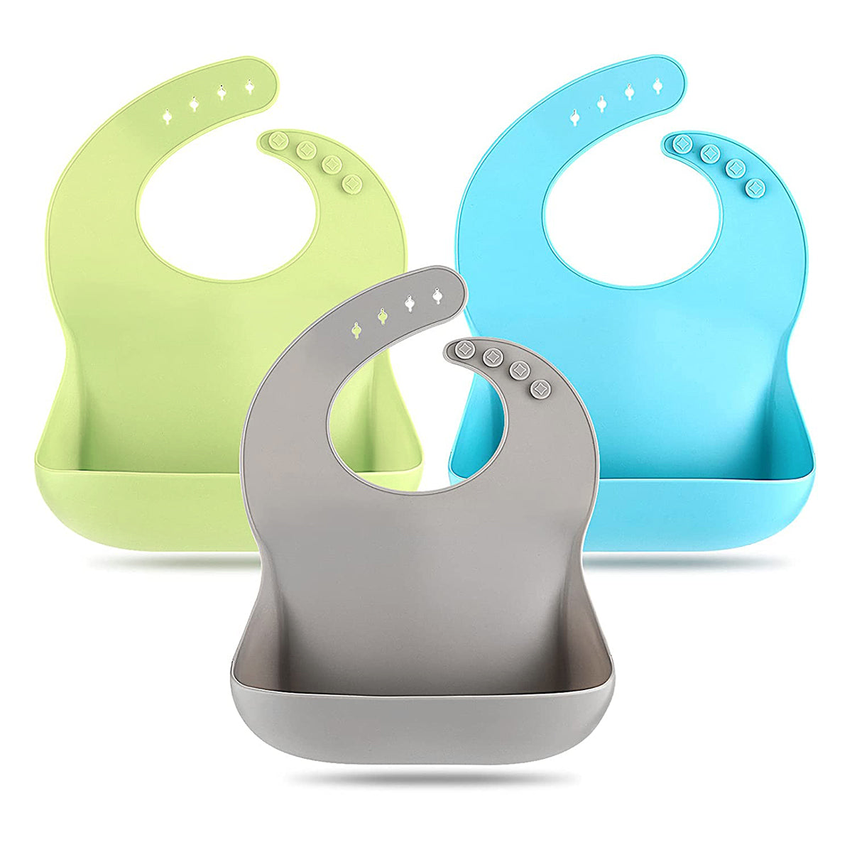 Baberos Silicona Fácil Lavado