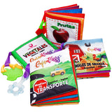 Libro de tela tipo MONTESSORI