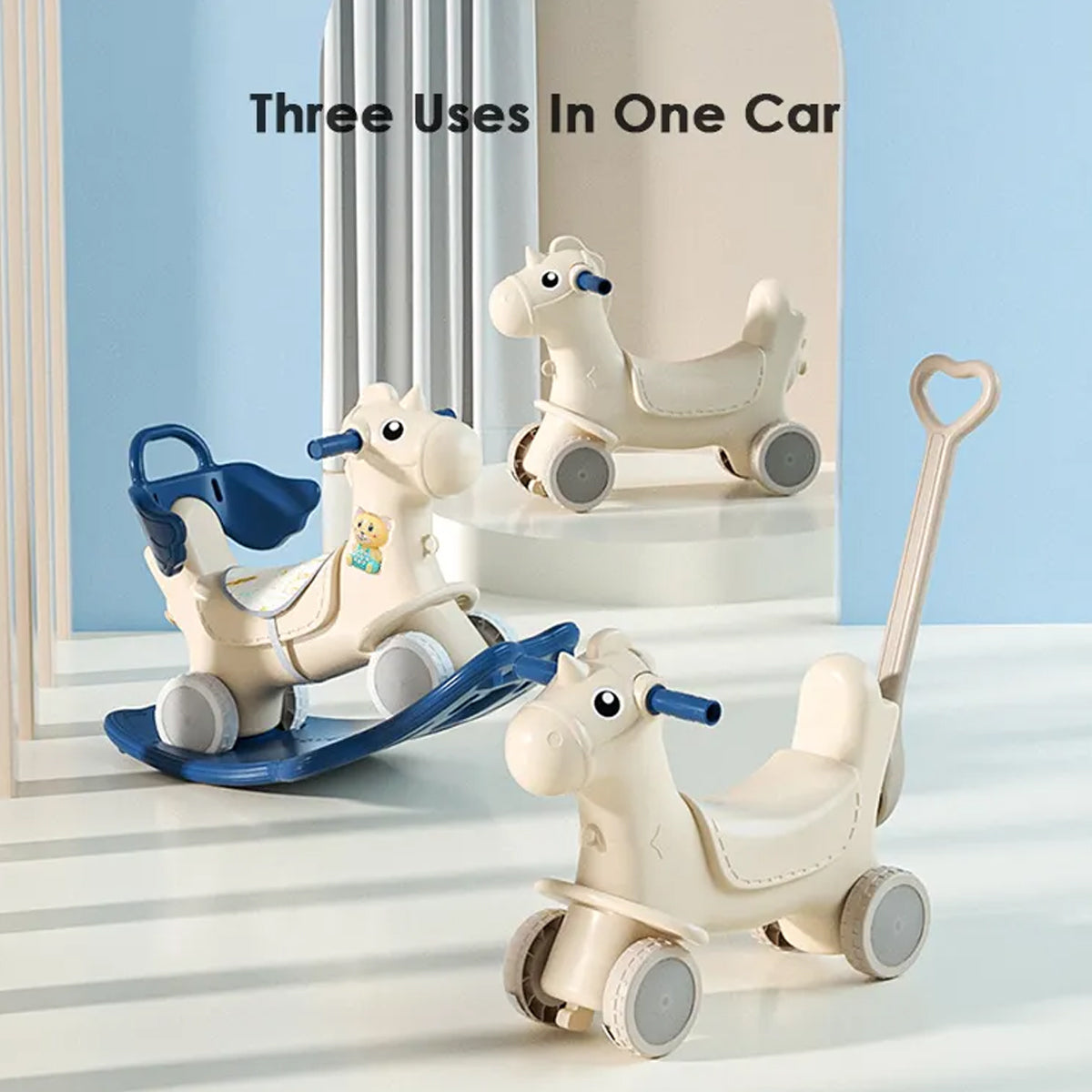 Caballito Balancín 3 en 1