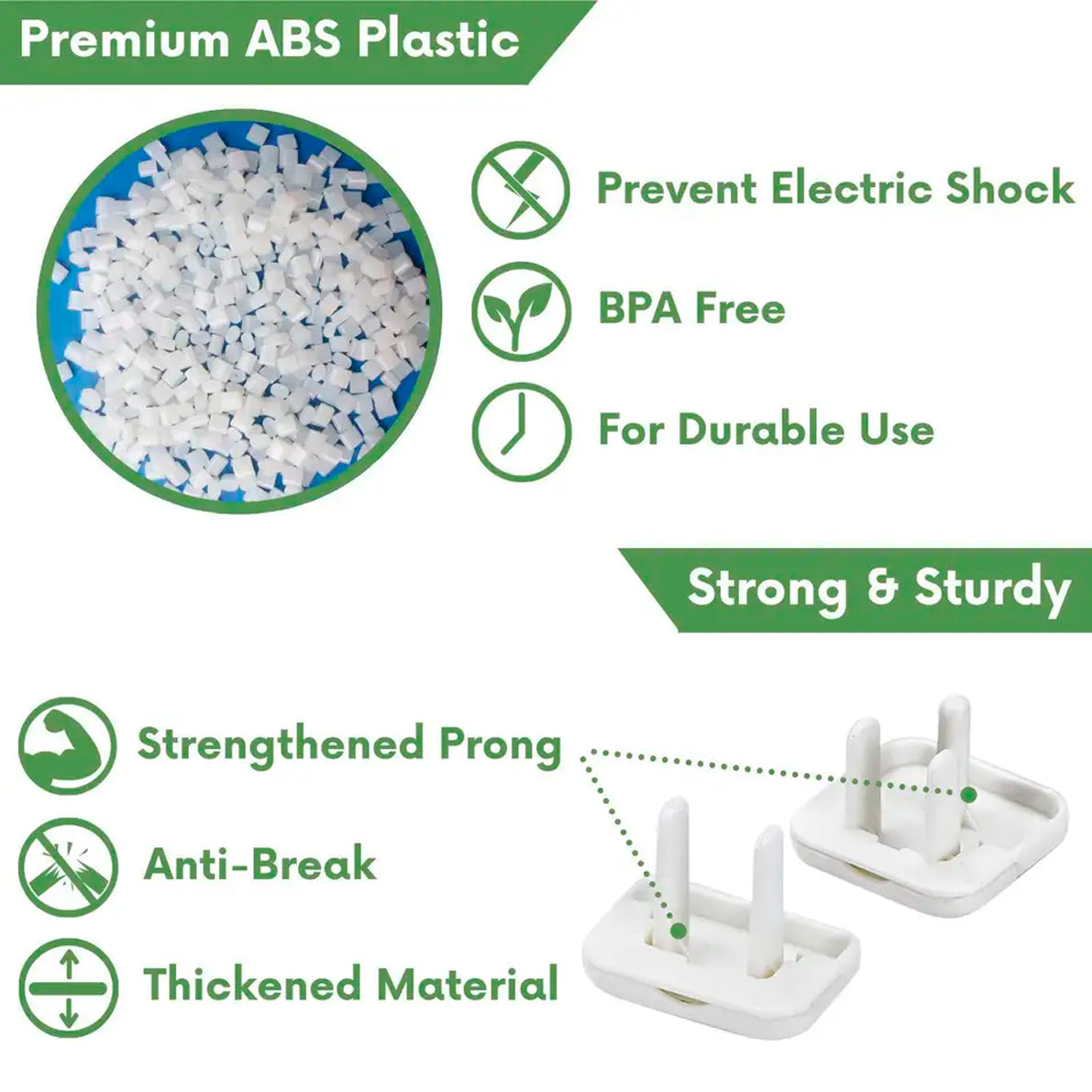 Protector seguro para toma corriente