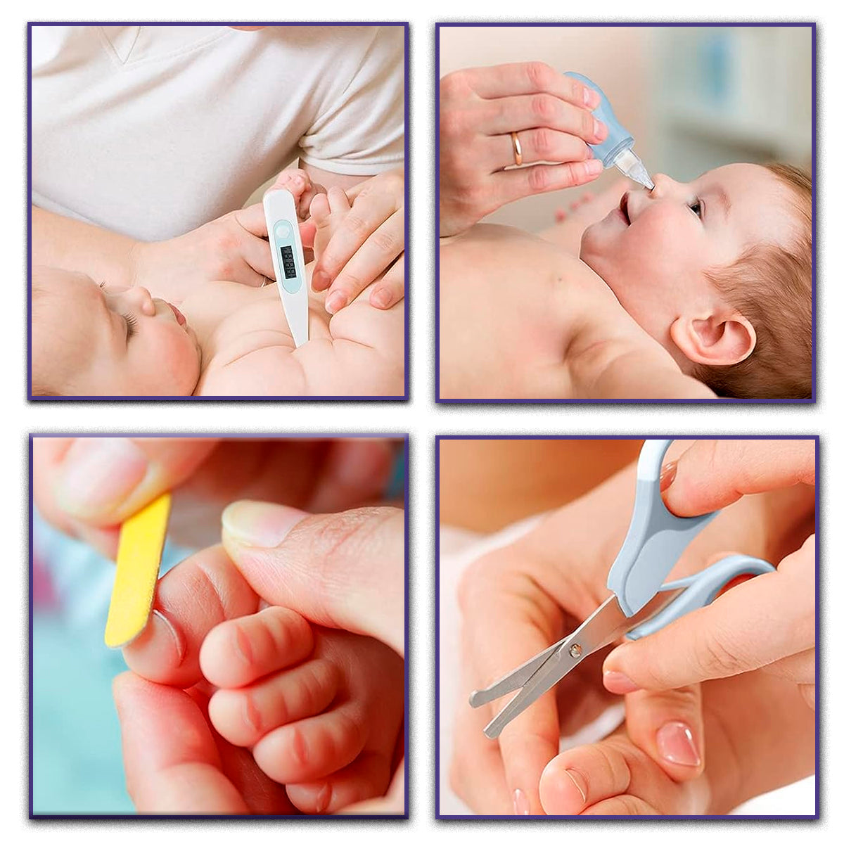 Kit Cuidado y Aseo del Bebé 8 Piezas