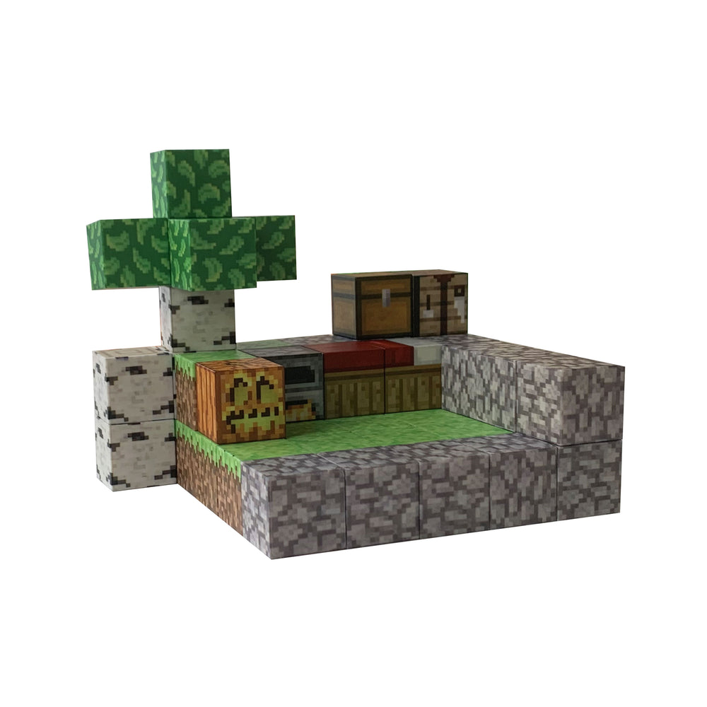 Bloques Magnéticos Estilo Minecraft para Niños