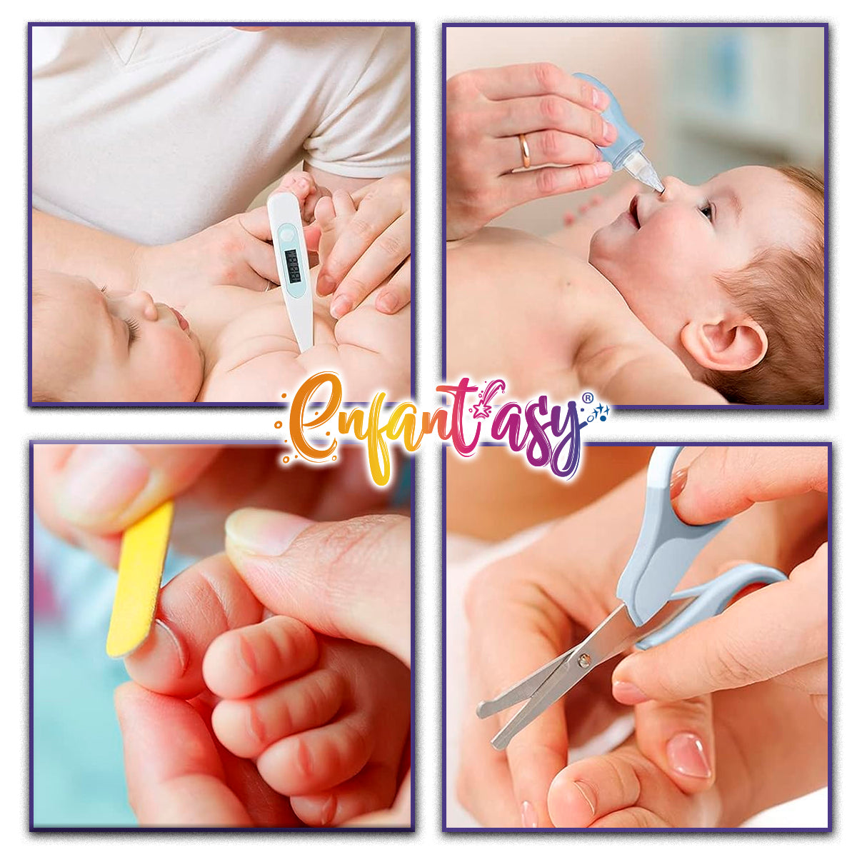 Kit Cuidado y Aseo del Bebé 8 Piezas