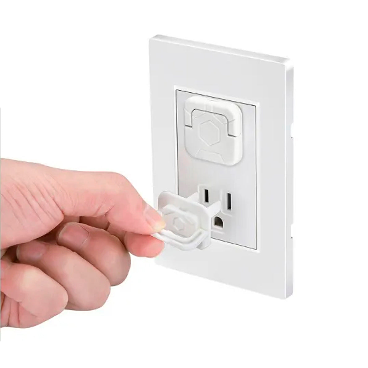 Protector seguro para toma corriente