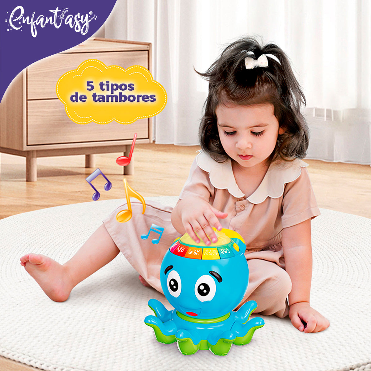 Pulpo Didáctico con Teléfono