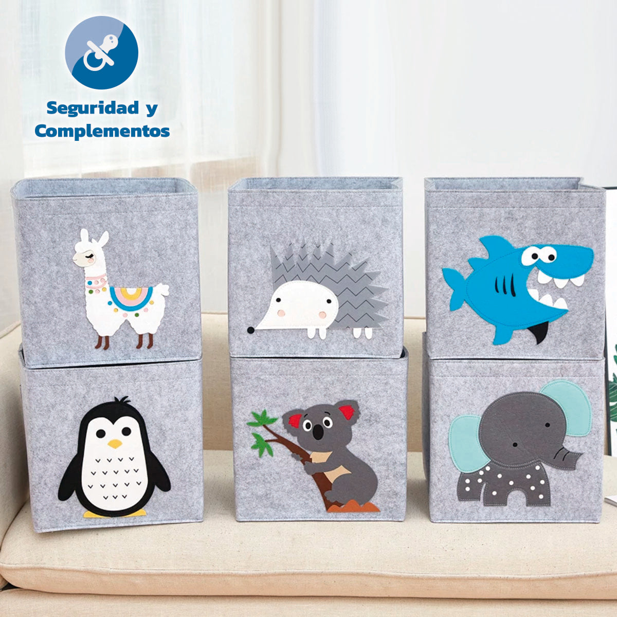 Cajas organizadora de fieltro