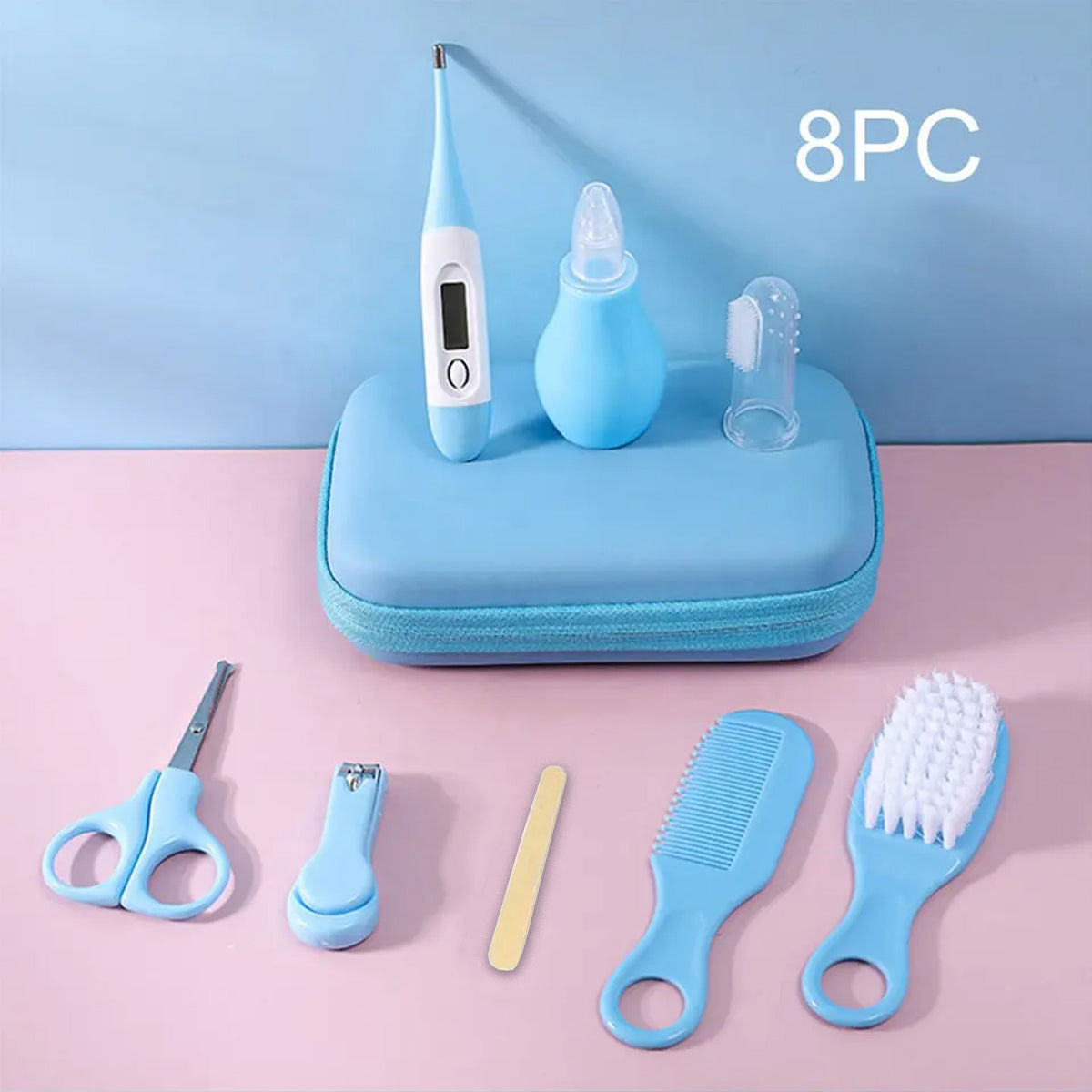 Kit Cuidado y Aseo del Bebé 8 Piezas