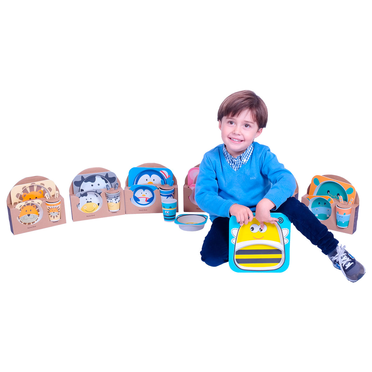 Set Vajilla en Bambú