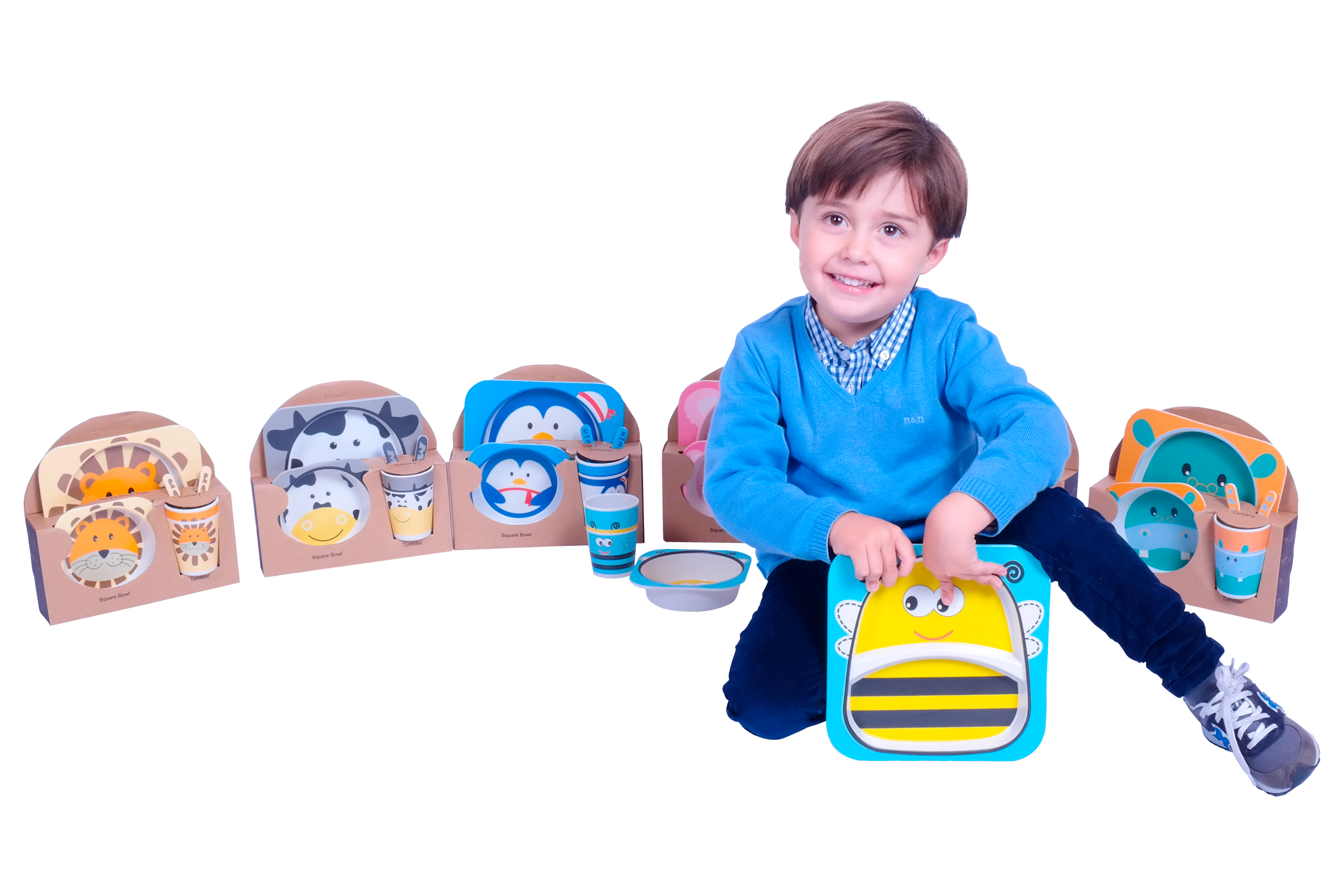 Set Vajilla en Bambú