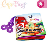 Libro de tela tipo MONTESSORI