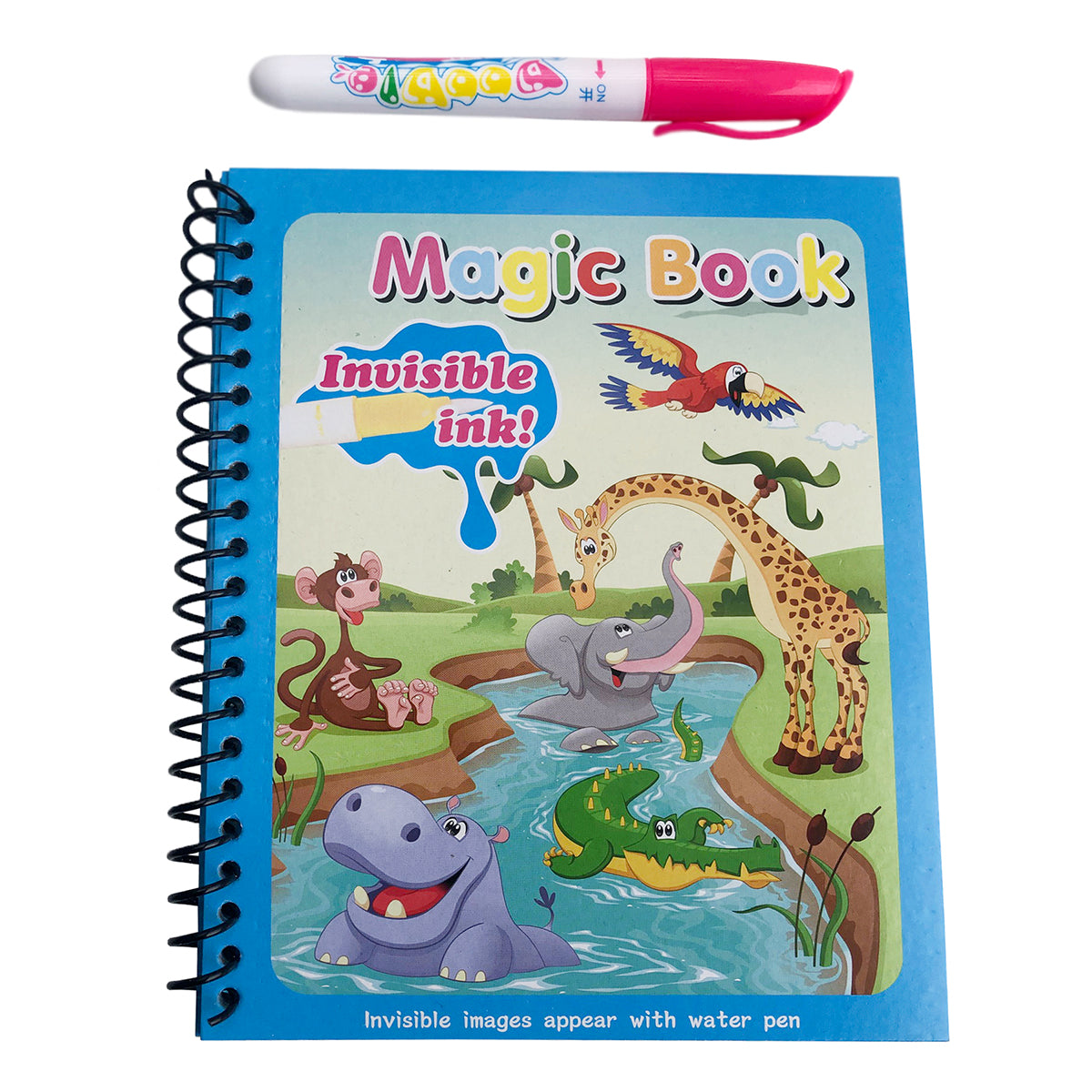 Libro para Colorear con Agua Reutilizable Didáctico