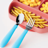 Juego De Cubiertos Cuchara Tenedor Acero