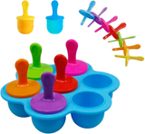 Paletas en Silicona para Bebé