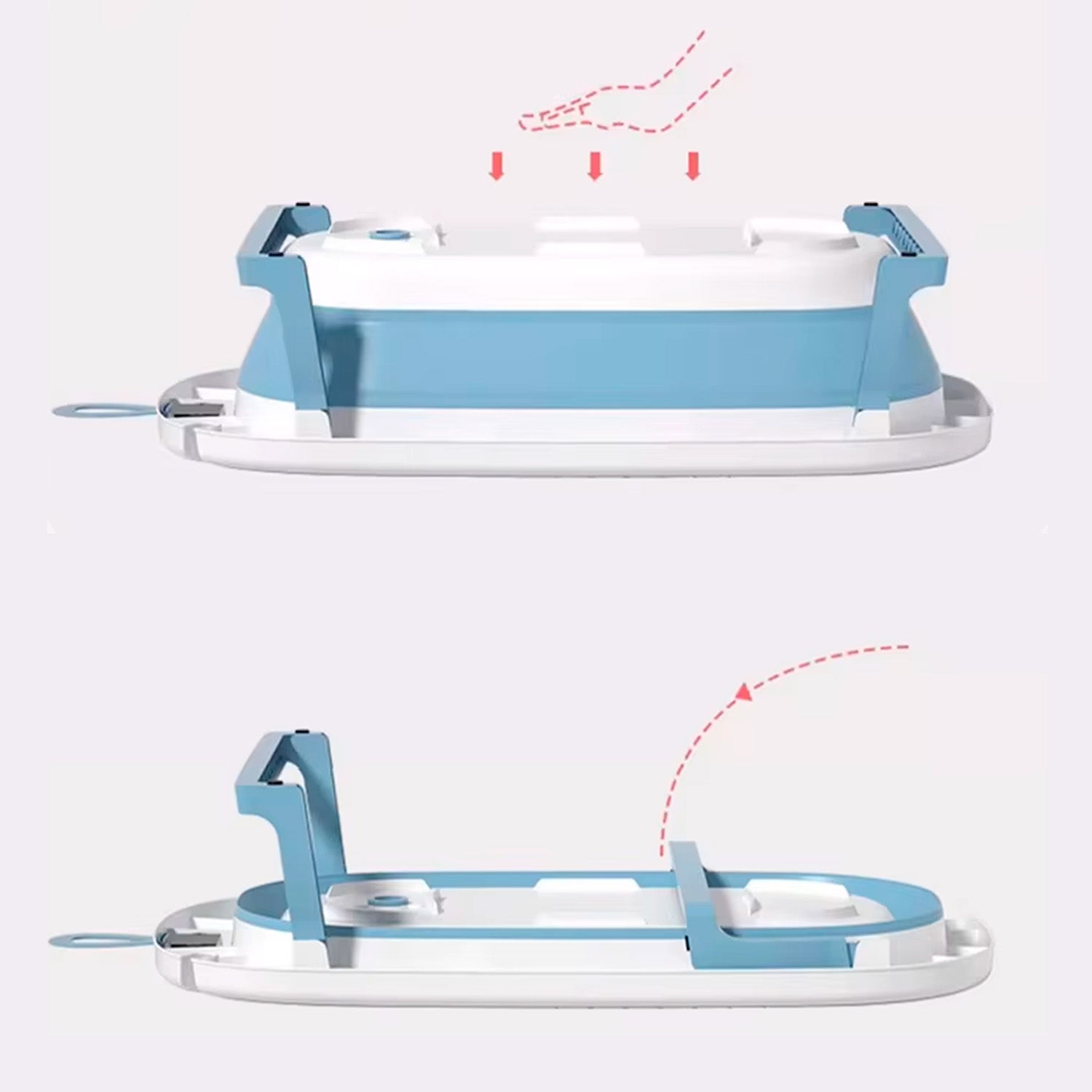 Tina plegable con termometro