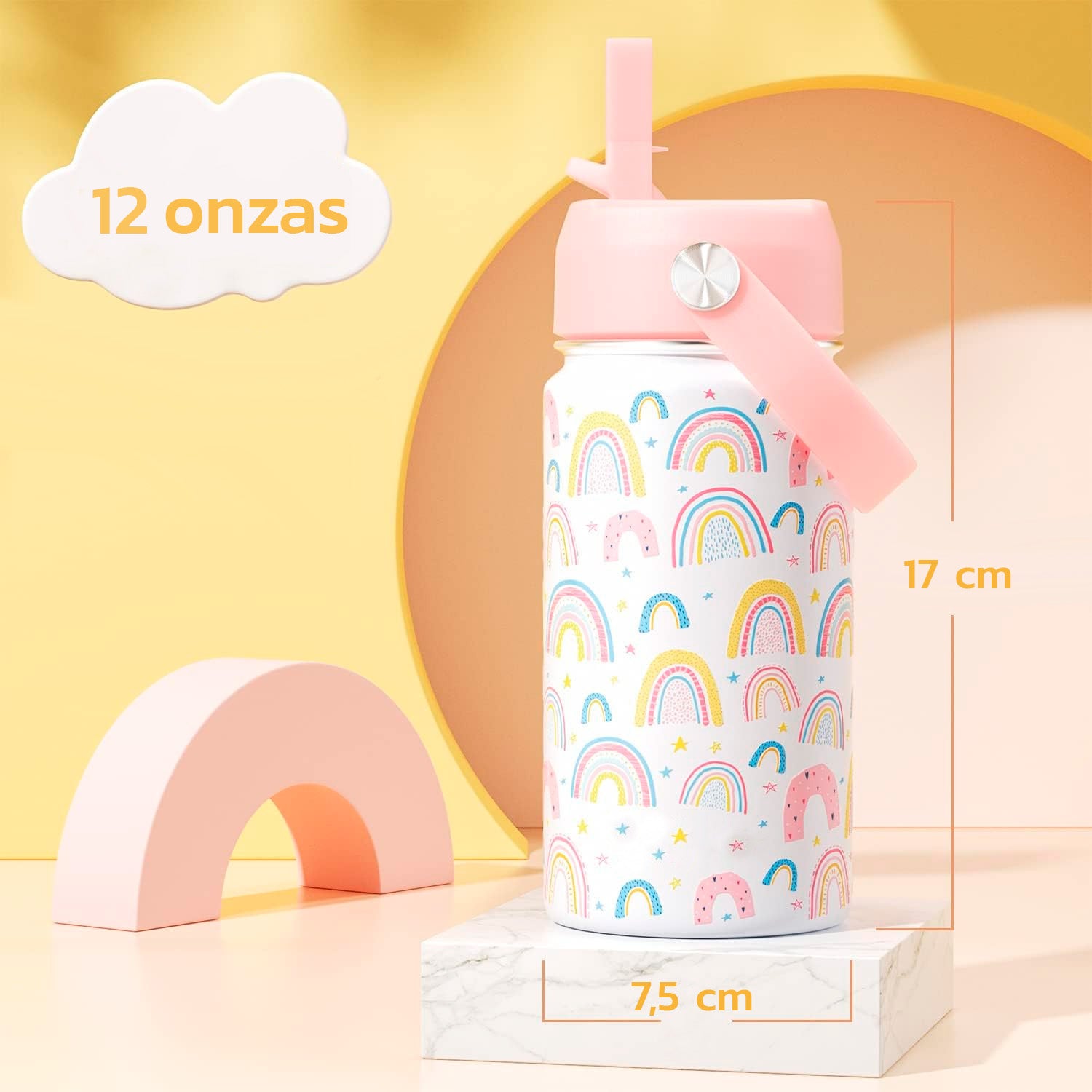 Termo Calor Frío 12 Onzas + Cepillo