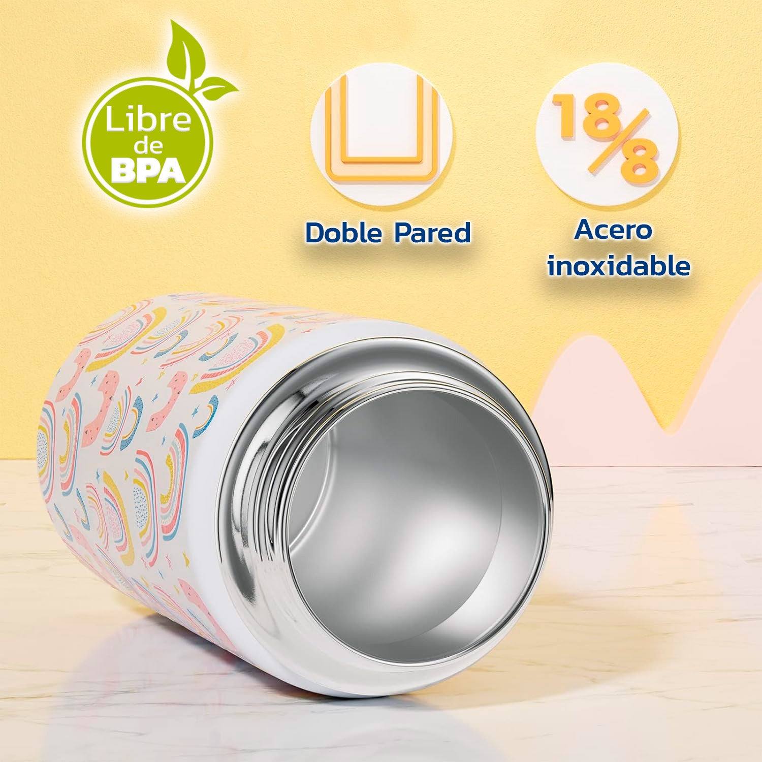 Termo Calor Frío 12 Onzas + Cepillo