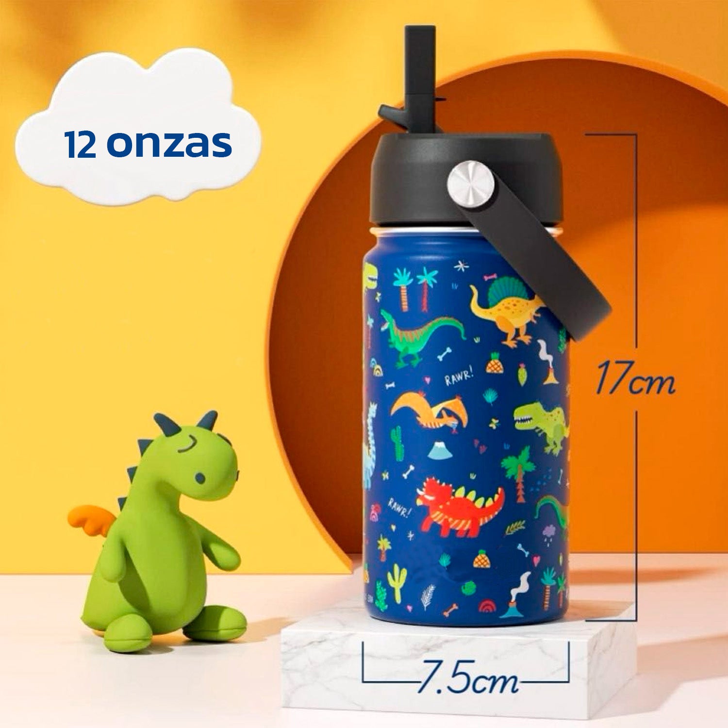 Termo Calor Frío 12 Onzas + Cepillo