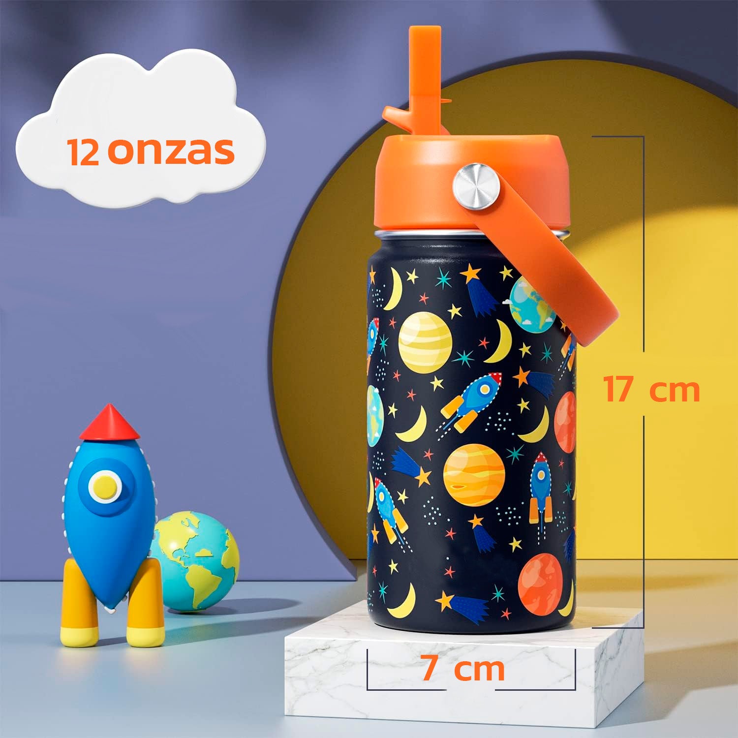 Termo Calor Frío 12 Onzas + Cepillo