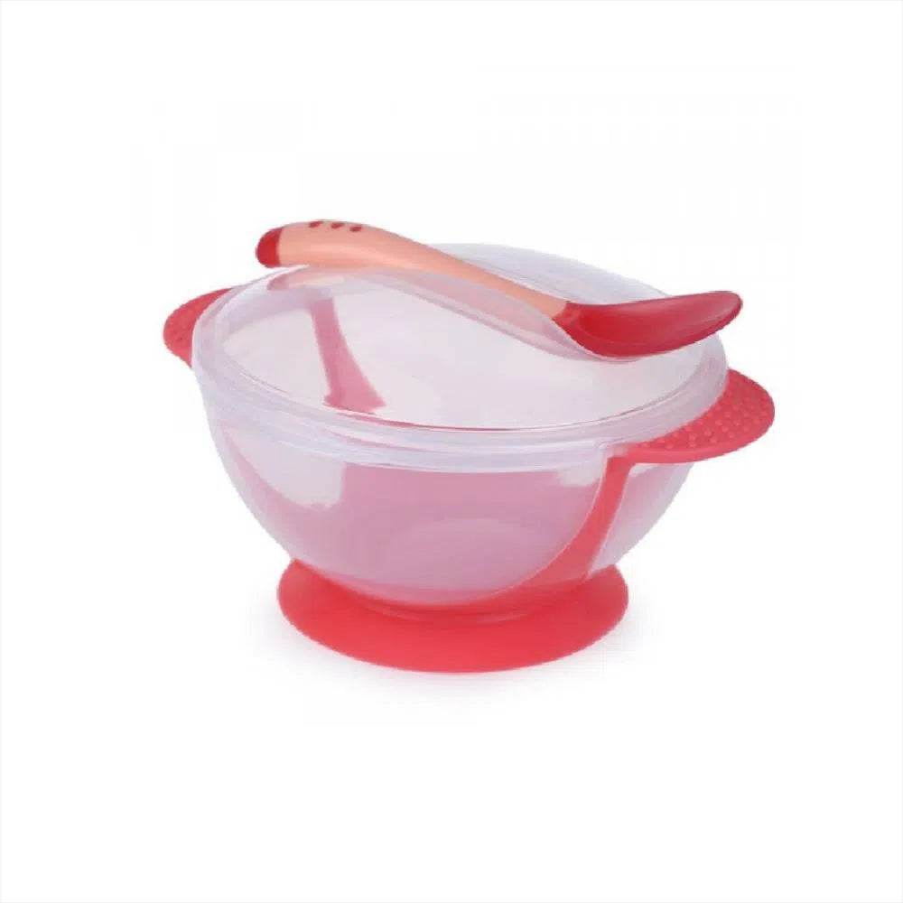 Bowl Antiderrame con Tapa y Cuchara