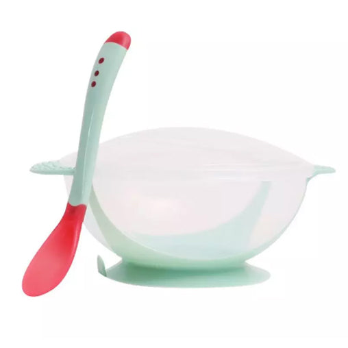 Bowl Antiderrame con Tapa y Cuchara