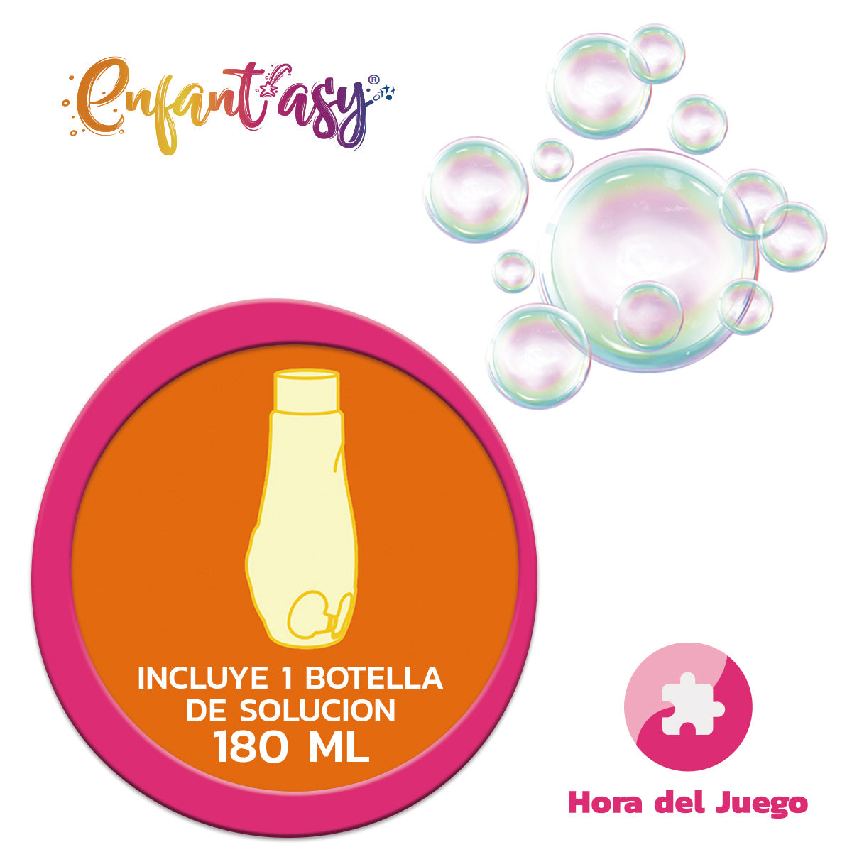 Pistola de burbujas para Niños