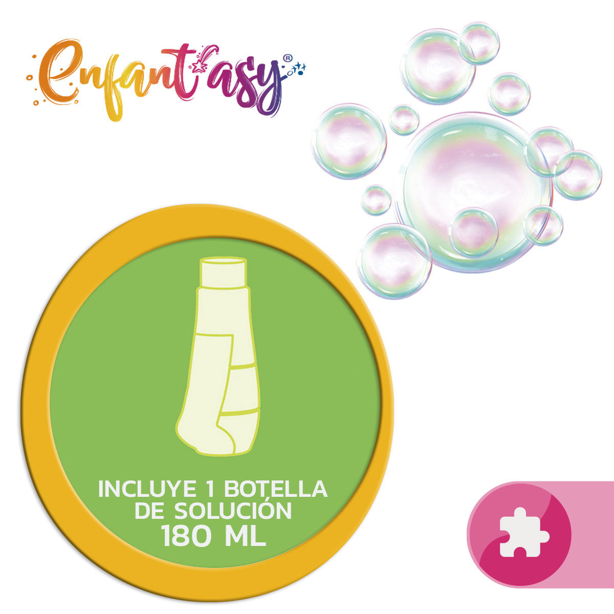 Pistola de burbujas para Niños